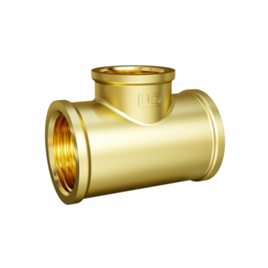 Тройник переходной LD DN20х15х20 (3/4"ВР х 1/2"ВР х 3/4"ВР) латунь