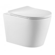 Унитаз подвесной Verso TR-VO-0832, сид. DP Slim, SC, Clip up (Triton)