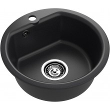 Мойка композитная MARONI BRAVO MA-435BR (d435), чёрный