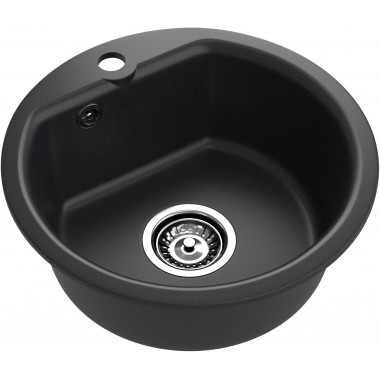 Мойка композитная MARONI BRAVO MA-435BR (d435), чёрный