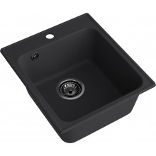 Мойка композитная MARONI PIXEL MA-418PI (418х477), чёрный