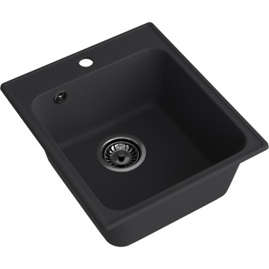 Мойка композитная MARONI PIXEL MA-418PI (418х477), чёрный