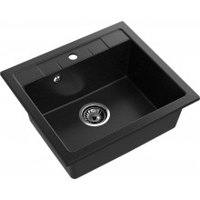 Мойка композитная MARONI EXTRA MA-560EX (560х500), чёрный