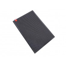Коврик придверный "Zalel" Кольчуга 60*90 KD103 black+gray