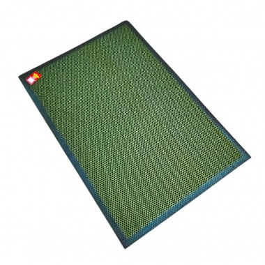 Коврик придверный "Zalel" Кольчуга 80*120 KD103 green+orange