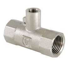 Тройник под датчик теплосчётчика, 3/4"х M10 х 3/4" вн.-вн.-вн.(VTr.250.N.0005)