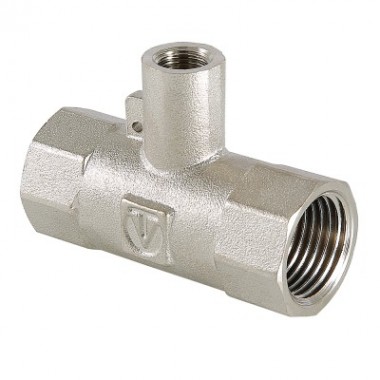 Тройник под датчик теплосчётчика, 3/4"х M10 х 3/4" вн.-вн.-вн.(VTr.250.N.0005)