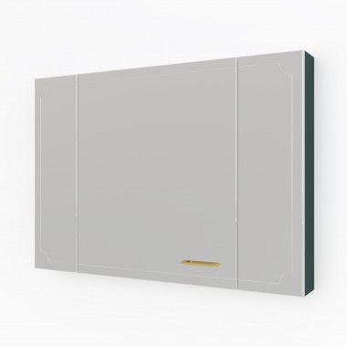 Шкаф зеркальный SHARM 100 цвет зеленый