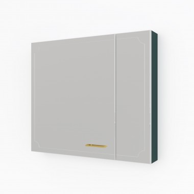 Шкаф зеркальный SHARM 80 цвет зеленый