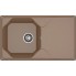 Мойка комп. GRANFEST UNIQUE U-840L (840x500) терракот прямоугольная с крылом