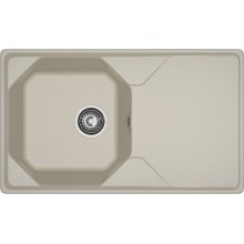 Мойка комп. GRANFEST UNIQUE U-840L (840x500) топаз прямоугольная с крылом