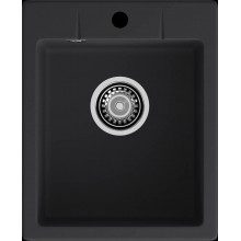 Мойка комп. GRANFEST URBAN 240 (400х490) черный прямоугольная