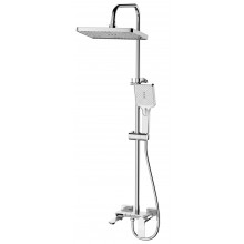 Душевая система ZOLLEN TASTEN (TA316158415) пов.излив,верх и ручной душ,квадр.