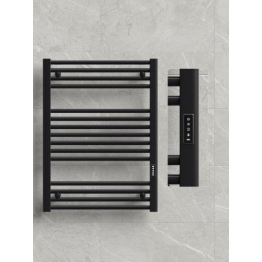 Полотенцесушитель Лесенка RIFAR D-LINE DL-080-60-BM,ЧЁРНЫЙ, 200Вт