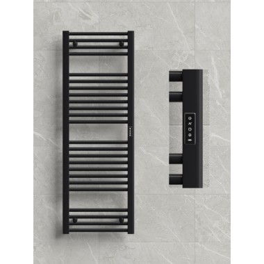 Полотенцесушитель Лесенка RIFAR D-LINE DL-120-45-BM,ЧЁРНЫЙ, 250Вт