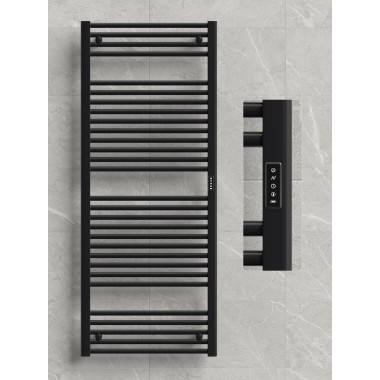 Полотенцесушитель Лесенка RIFAR D-LINE DL-150-60-BM,ЧЁРНЫЙ, 430Вт