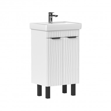 Тумба напольная Lotty 50.2D цвет белый (VOLNA)