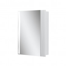 Шкаф зеркальный Lotty 60, левый, цвет белый (VOLNA)