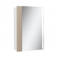 Шкаф зеркальный Lotty 60, правый, цвет латте (VOLNA)