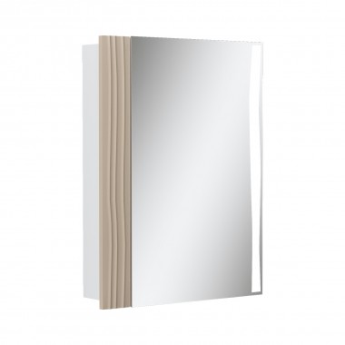 Шкаф зеркальный Lotty 60, правый, цвет латте (VOLNA)