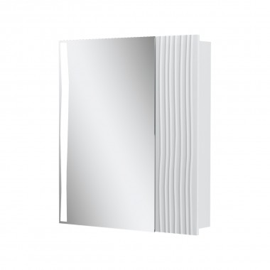 Шкаф зеркальный Lotty 70, цвет белый (VOLNA)