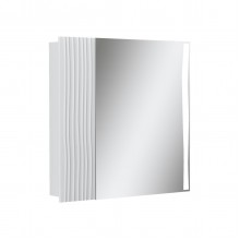 Шкаф зеркальный Lotty 80, цвет белый (VOLNA)