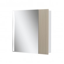 Шкаф зеркальный Lotty 80, цвет латте (VOLNA)