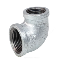 Угольник чугун перех. оцинк. Ду 25 х 15 (90R) "Fittex PLUS"