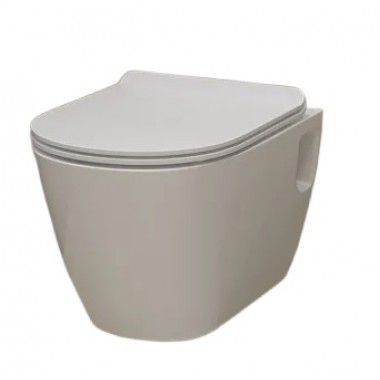 Унитаз подвесной ART б/о, сид. DP Slim, Soft Close, Clip up(SL)