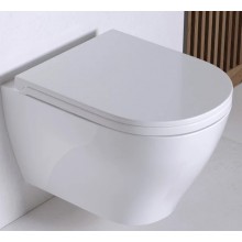 Унитаз подвесной BREEZE б/о, сид. DP, Soft Close, Clip up(SL)