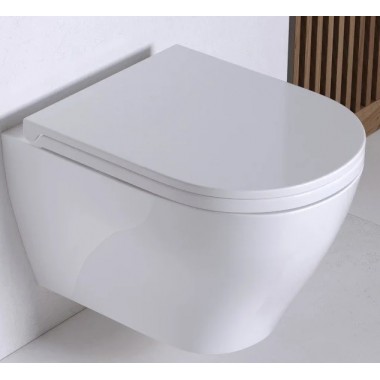 Унитаз подвесной BREEZE б/о, сид. DP, Soft Close, Clip up(SL)