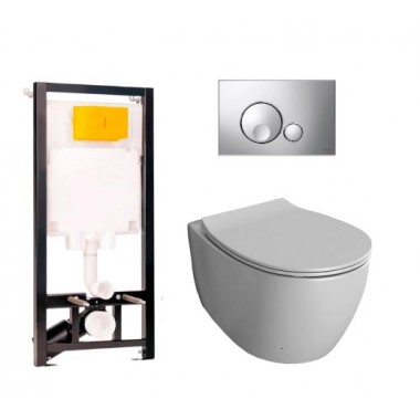 КОМПЛЕКТ: Galaxy б/о (ун,сид.Slim DPSC, Clip up+инст.,кн. хром круглая) (SL)