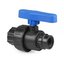 Кран шаровой ПНД внутр. резьба 1/2"