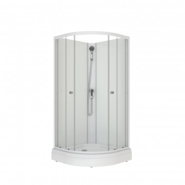 Душевая кабина MARONI AURORA LIGHT (БЕЗ КРЫШИ) SR88L-G 88х88 (7 мест+сифон D50мм)