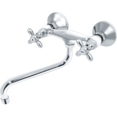 Смеситель ВАРИОН Ретро (1101221) для кухни настенн. S излив 180мм