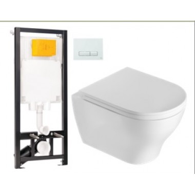 КОМПЛЕКТ: Breeze б/о (ун,сид. DPSC, Clip up+инст.,кн. хром прямоугольн) (SL)