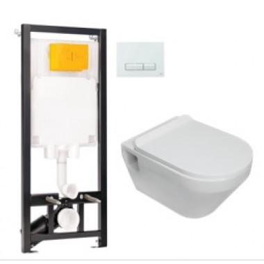 КОМПЛЕКТ: Novel б/о (ун,сид.Slim DPSC, Clip up+инст.,кн. хром прямоугольн) (SL)