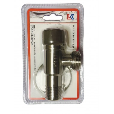 Кран угловой 1/2"-3/4"