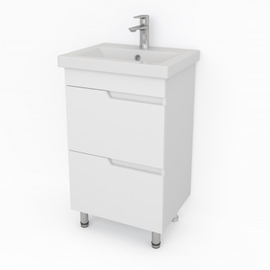 Тумба напольная "МОДЕНА - 50" с 2-я ящиками, под умывальник СОМО