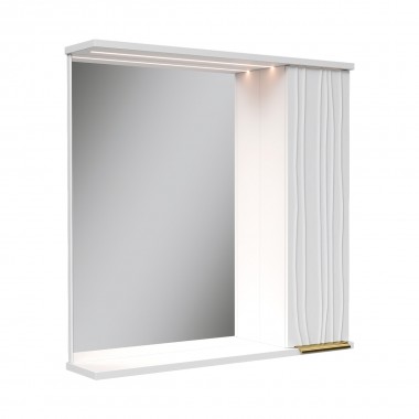 Шкаф зеркальный ЛоттиГолд/LottyGold 70 правый (VOLNA)