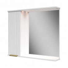 Шкаф зеркальный ЛоттиГолд/LottyGold 80 левый (VOLNA)