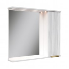 Шкаф зеркальный ЛоттиГолд/LottyGold 80 правый (VOLNA)