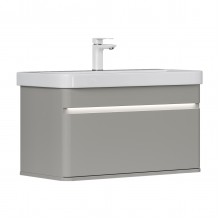 Тумба подвесная Элеганте 80.1Я/Elegante 80.1Y (Амарок/Белый) (EQUIL)