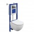 КОМПЛЕКТ: BRASKO SMART DP slim инс. AQUA 40 SMART M кн. TWINS хром (Cersanit)