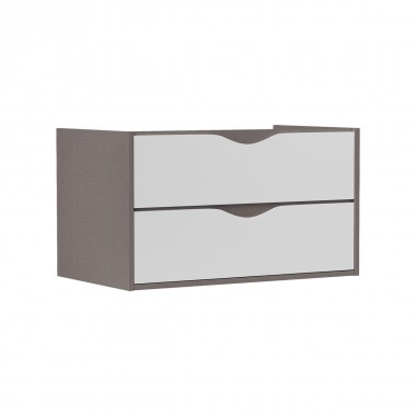 Тумба подвесная Смайл 80.2Я/Smile 80.2Y (Столешница отдельно) (EQUIL)