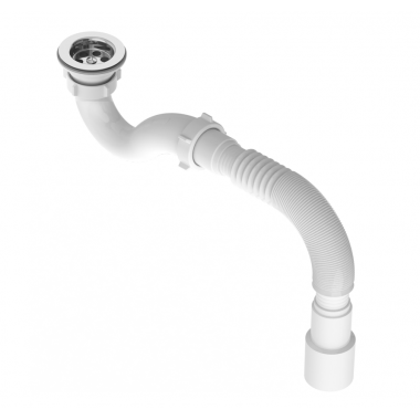 Сифон для душевого поддона 1 1/2"х40 с г/т 40х40/50 (TIVOLI)