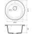 Мойка композитная MARONI PIXEL MA-479PI (d479), серый