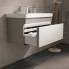 Тумба подвесная Элеганте 80.1Я/Elegante 80.1Y (Амарок/Белый) (EQUIL)