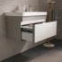 Тумба подвесная Элеганте 80.1Я/Elegante 80.1Y (Амарок/Белый) (EQUIL)
