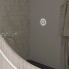 Зеркало с подсветкой Элеганте/Elegante D80, амарок (EQUIL)